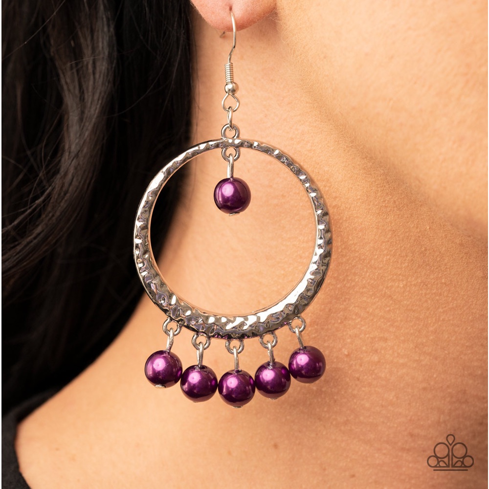 Luscious Luxury - Purple Earrings